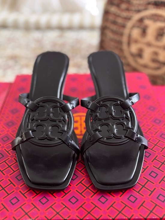 Tory Burch Shoes - Tory Burch Geo Bombe Kitten Heels. Size 9.5 NEW with Box and Dust Bag.